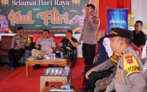 Sekda Muaro Jambi dan Kapolres Pantau Wisata Jambi Paradise saat Libur Lebaran 1447 H