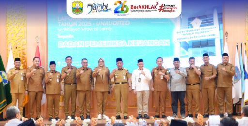 Pemkab Muaro Jambi Serahkan LKPD 2025 ke BPK, Tegaskan Komitmen Transparansi Keuangan